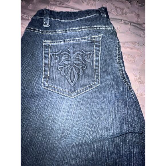 Will Smith Jeans Womens Size 6 The Sweetheart Bootcut Dark Wash Denim Stretch - Picture 3 of 5